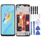 LCD Screen and Digitizer Full Assembly with Frame for OPPO A54 4G/A55 4G CPH2325 CPH2239 – Durable Build, Easy to Use, For OPPO A54 4G/A55 4G