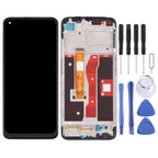 LCD Screen and Digitizer Full Assembly with Frame for OPPO A54 4G/A55 4G CPH2325 CPH2239 – Durable Build, Easy to Use, For OPPO A54 4G/A55 4G