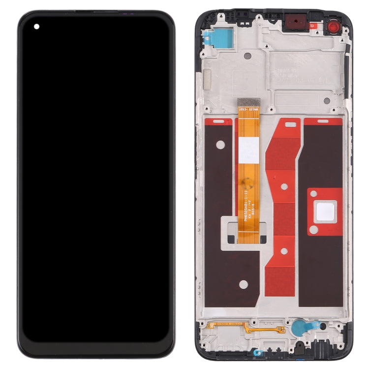 LCD Screen and Digitizer Full Assembly with Frame for OPPO A54 4G/A55 4G CPH2325 CPH2239 – Durable Build, Easy to Use, For OPPO A54 4G/A55 4G
