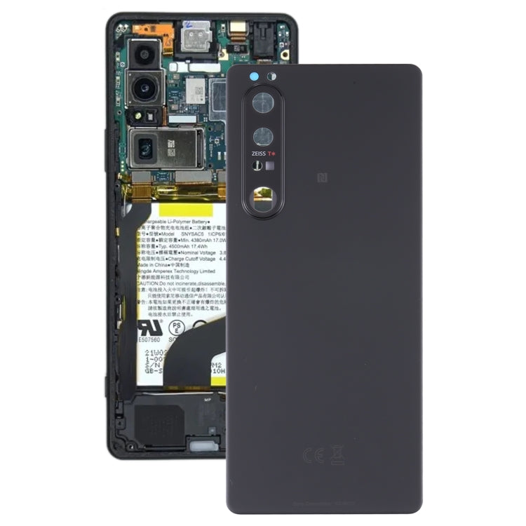 Original Battery Back Cover with Camera Lens Frame for Sony Xperia 1 III – Durable Build, Easy to Use, For Sony Xperia 1 III, For Sony Xperia 1 III(Original)