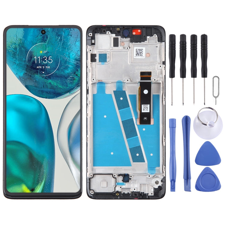 Original LCD Screen For Motorola Moto G52 Digitizer Full Assembly With Frame – Durable Build, Easy to Use Default Title