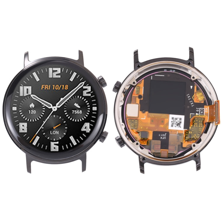 Watch – Original LCD Screen and Digitizer Full Assembly With Frame for Huawei... (Black) For Huawei Watch GT 2 42mm(Black) Black
