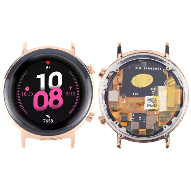 Watch – Original LCD Screen and Digitizer Full Assembly With Frame for Huawei... (Black) For Huawei Watch GT 2 42mm(Gold) Gold