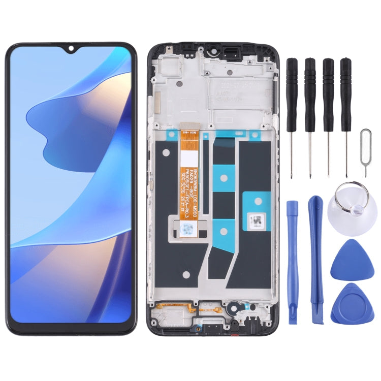 LCD Screen and Digitizer Full Assembly with Frame for OPPO A16 / A16s / A54S – Durable Build, Easy to Use, For OPPO A16 / A16s / A54S