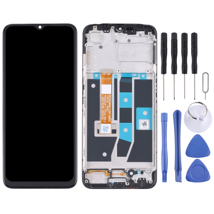 LCD Screen and Digitizer Full Assembly with Frame for OPPO A16 / A16s / A54S – Durable Build, Easy to Use, For OPPO A16 / A16s / A54S
