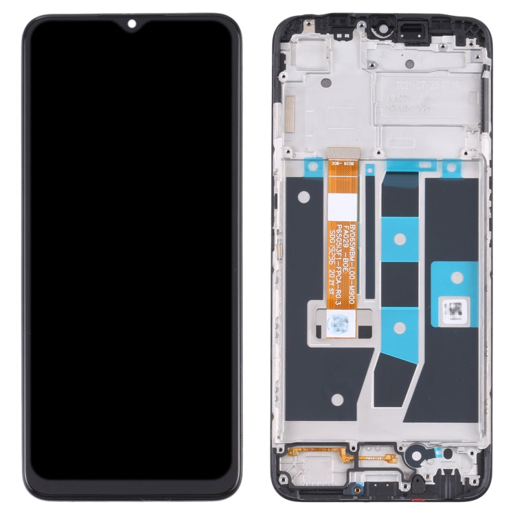 LCD Screen and Digitizer Full Assembly with Frame for OPPO A16 / A16s / A54S – Durable Build, Easy to Use, For OPPO A16 / A16s / A54S