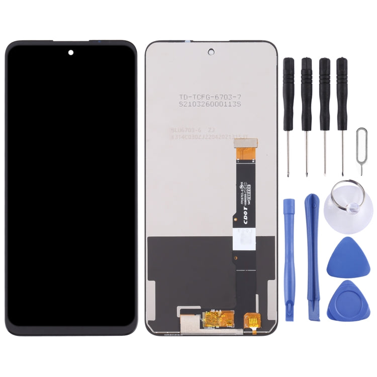 LCD Screen and Digitizer Full Assembly For TCL 20 5G T781 T781K T781H – Durable Build, Easy to Use, For TCL 20 5G (TFT)