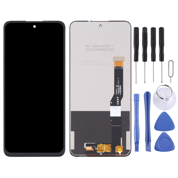 LCD Screen and Digitizer Full Assembly For TCL 20L / 20L+/ 20 Lite T774H T774B T775H T775B – Durable Build, Easy to Use, For TCL 20L / 20L+/ 20 Lite (TFT)