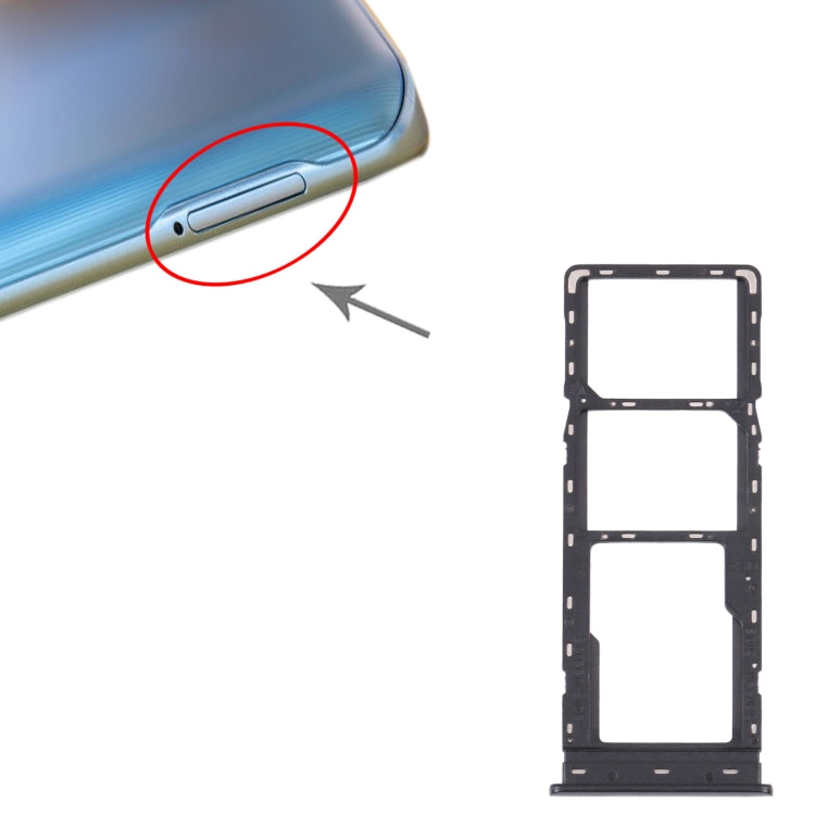 SIM Card Tray + SIM Card Tray + Micro SD Card Tray – Durable Build, Easy to Use, For Tecno Spark 7 Pro