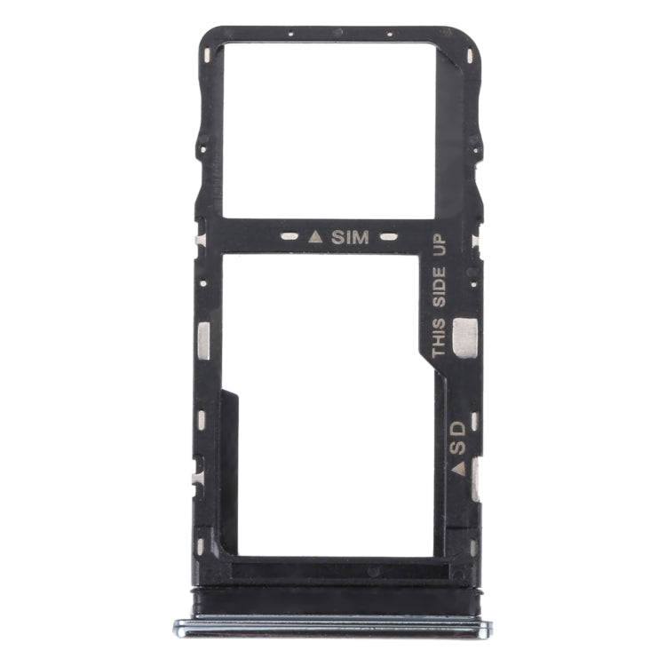 Original SIM Card Tray + Micro SD Card Tray for TCL 10L/10 Lite T770H T770B – Durable Build, Easy to Use, For TCL 10L/10 Lite, For TCL 10L/10 Lite(Silver) For TCL 10L 10 Lite(Silver) Silver