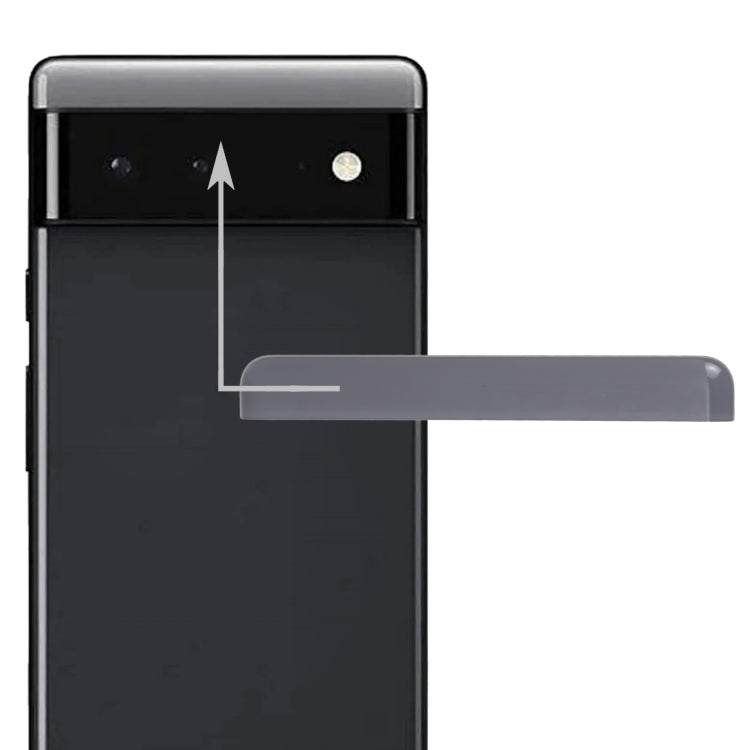 Front Upper Top Back Cover for Google Pixel 6, For Google Pixel 6 For Google Pixel 6 Black