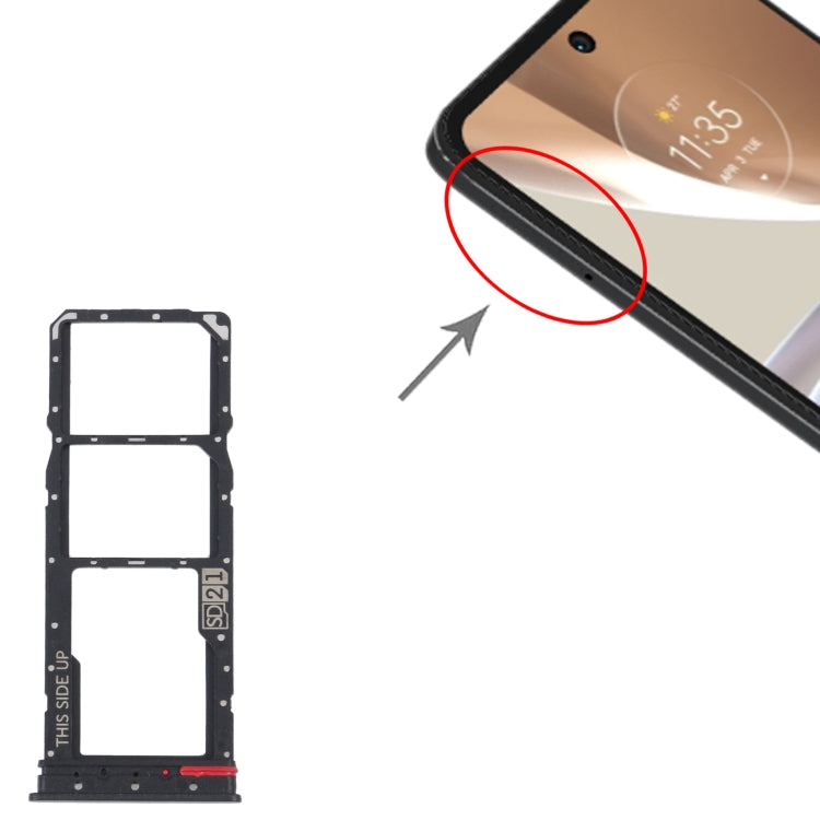 SIM Card Tray + SIM Card Tray + Micro SD Card Tray – Durable Build, Easy to Use, For Motorola Moto G32