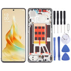 Original LCD Screen For OPPO Reno9 Pro Digitizer Full Assembly with Frame, For OPPO Reno9 Pro For OPPO Reno9 Pro Black