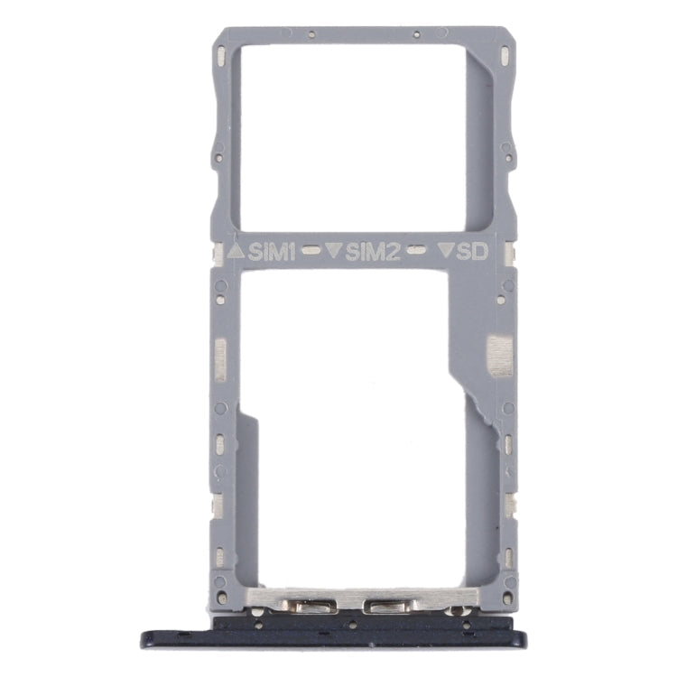 For TCL 10 SE T766H Original SIM Card Tray + SIM / Micro SD Card Tray, For TCL 10 SE For TCL 10 SE Black