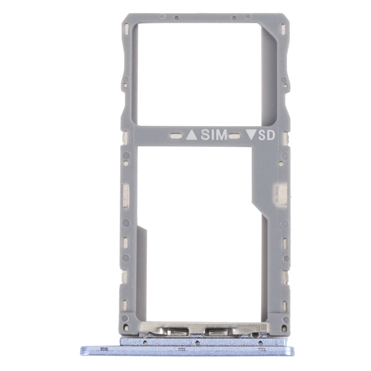 T766H Original SIM Card Tray + SIM / Micro SD Card Tray – Durable Build, Easy to Use, For TCL 10 SE For TCL 10 SE Purple