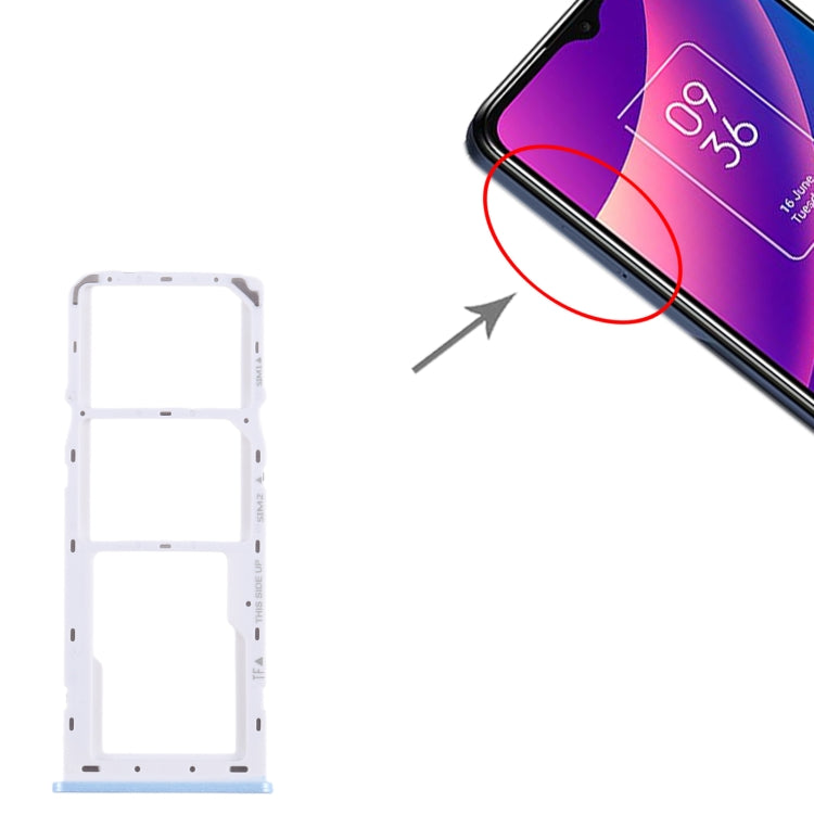 Original SIM Card Tray + SIM Card Tray + Micro SD Card Tray – Durable Build, Easy to Use, For TCL 30 SE / 30E / 305 / 306(Original), For TCL 30 SE / 30E / 305 / 306