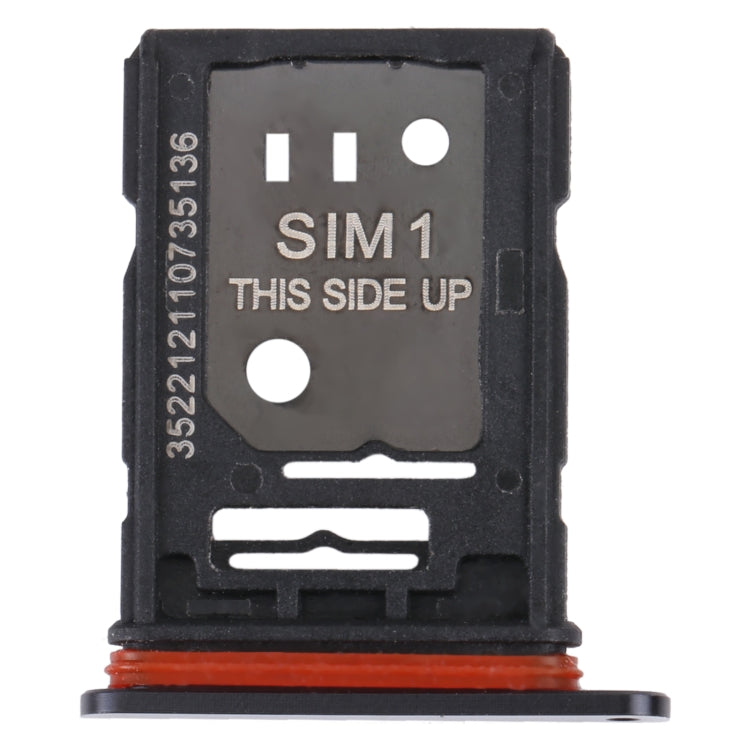 For TCL 10 Pro Original SIM Card Tray + SIM / Micro SD Card Tray, For TCL 10 Pro For TCL 10 Pro Black