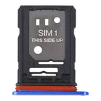 Original SIM Card Tray + SIM / Micro SD Card Tray – Durable Build, Easy to Use, For TCL 10 Plus For TCL 10 Plus Blue