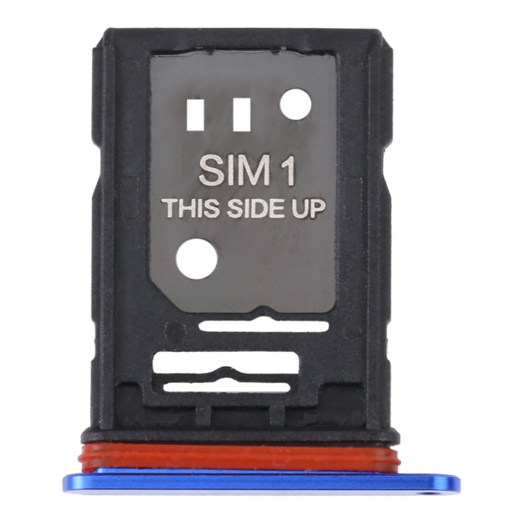 Original SIM Card Tray + SIM / Micro SD Card Tray – Durable Build, Easy to Use, For TCL 10 Plus For TCL 10 Plus Blue