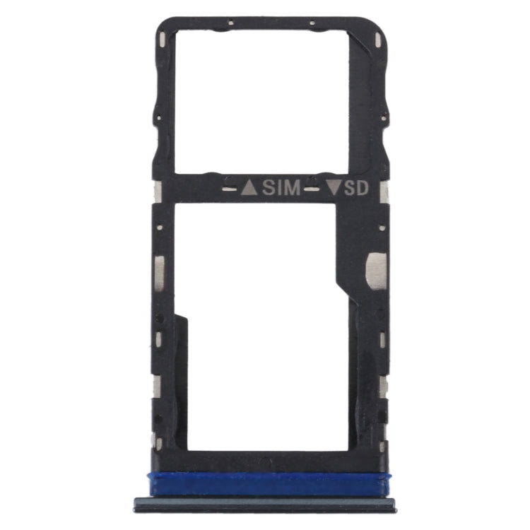 Original SIM Card Tray + Micro SD Card Tray – Durable Build, Easy to Use, For TCL 30 / 30+ / 30 5G For TCL 30 30+ 30 5G Black