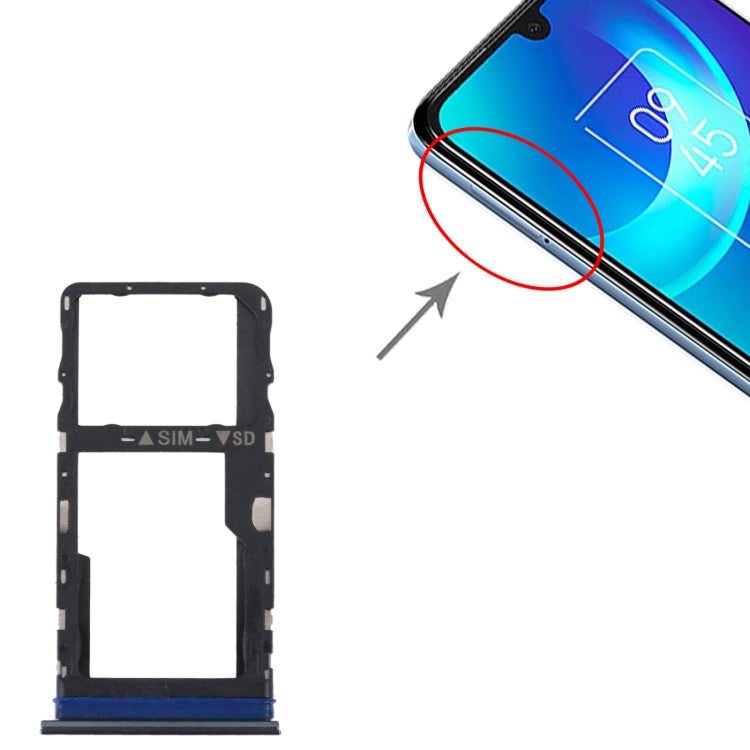 Original SIM Card Tray + Micro SD Card Tray – Durable Build, Easy to Use, For TCL 30 / 30+ / 30 5G