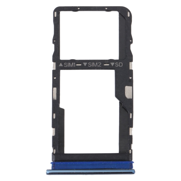 Original SIM Card Tray + Micro SD Card Tray – Durable Build, Easy to Use, For TCL 30 / 30+ / 30 5G For TCL 30 30+ 30 5G Blue