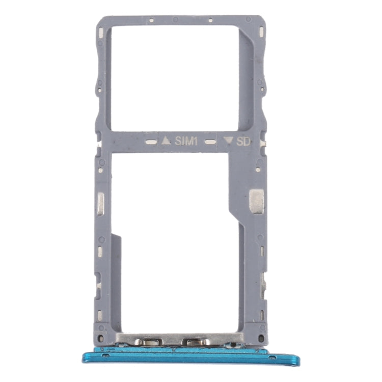 For Alcatel 3L 2020 Original SIM Card Tray + Micro SD Card Tray, For Alcatel 3L 2020 For Alcatel 3L 2020 Green