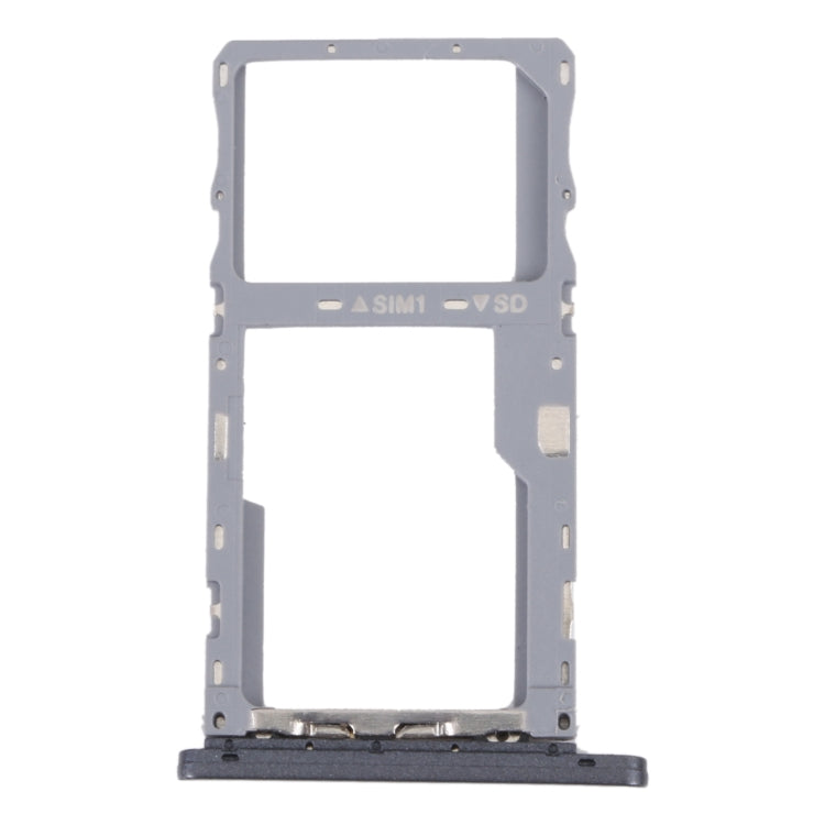 Original SIM Card Tray + Micro SD Card Tray – Durable Build, Easy to Use, For Alcatel 3L 2020 For Alcatel 3L 2020 Grey
