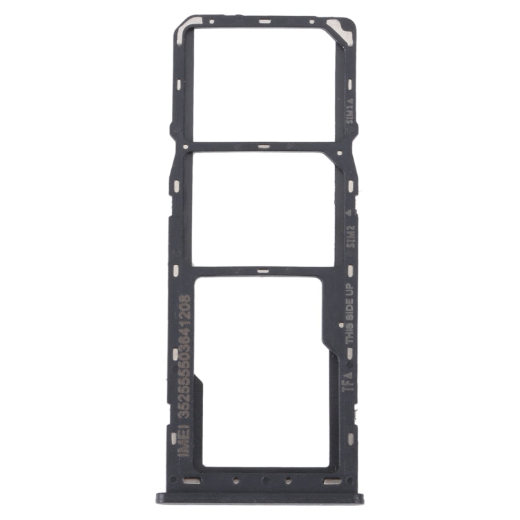 For Alcatel 1V 2021 Original SIM Card Tray + SIM Card Tray + Micro SD Card Tray, For Alcatel 1V 2021 For Alcatel 1V 2021 Black