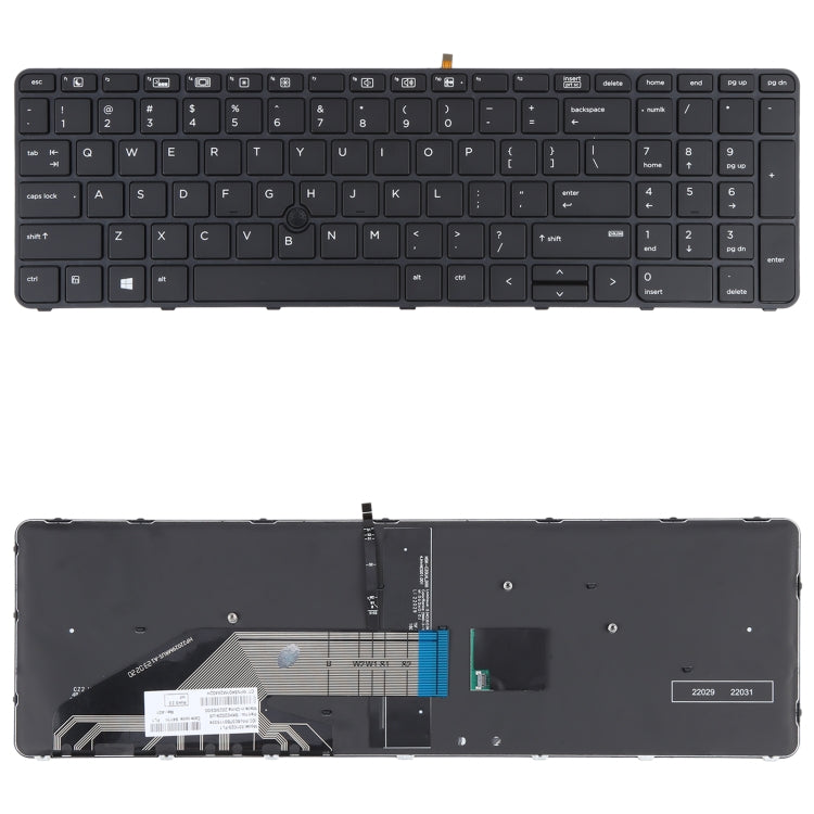 G3 655 G3 450 G3 841137-001 US Version Keyboard with Backlight and Pointing – Durable Build, Easy to Use, For HP Probook 650 G2