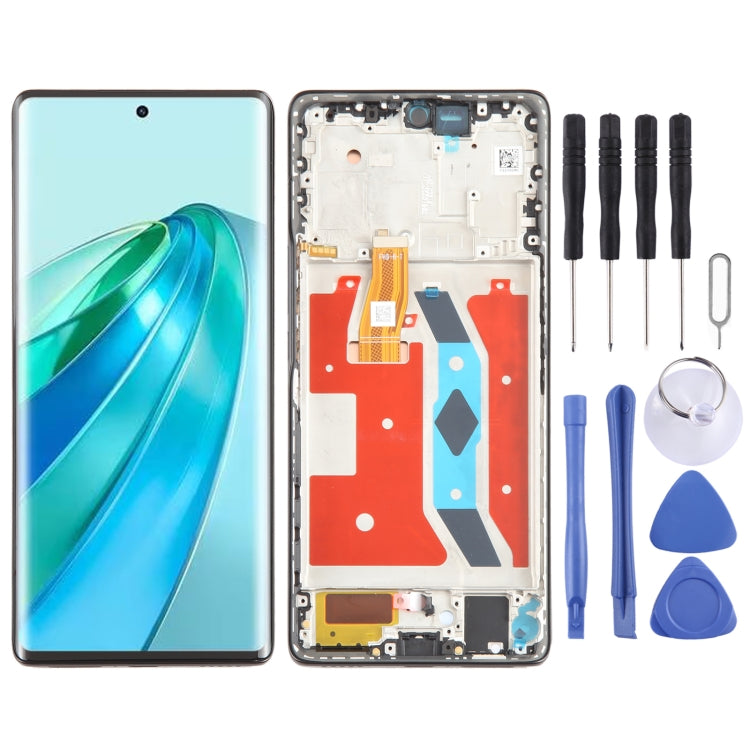 For Honor X9A Original LCD Screen Digitizer Full Assembly with Frame, For Honor X9A, For Honor X9A(Original) For Honor X9A Black