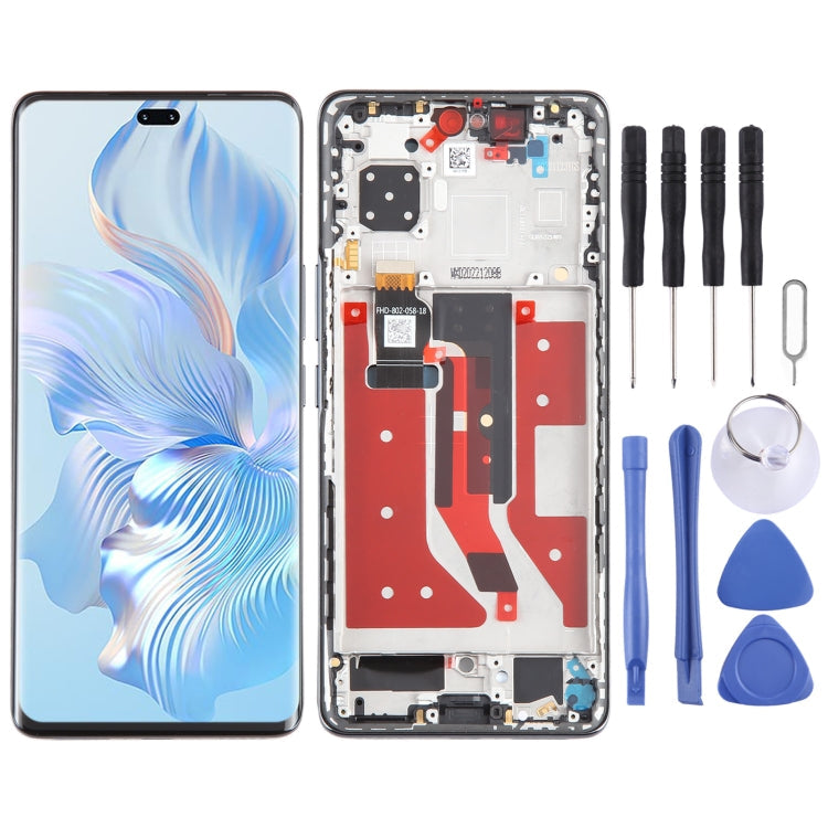 For Honor 80 Pro Original LCD Screen Digitizer Full Assembly with Frame, For Honor 80 Pro, For Honor 80 Pro(Original) For Honor 80 Pro Black