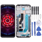 For ZTE Nubia Red Magic 3 NX627J LCD Screen Digitizer Full Assembly with Frame, For ZTE Nubia RedMagic 3 For ZTE Nubia RedMagic 3
