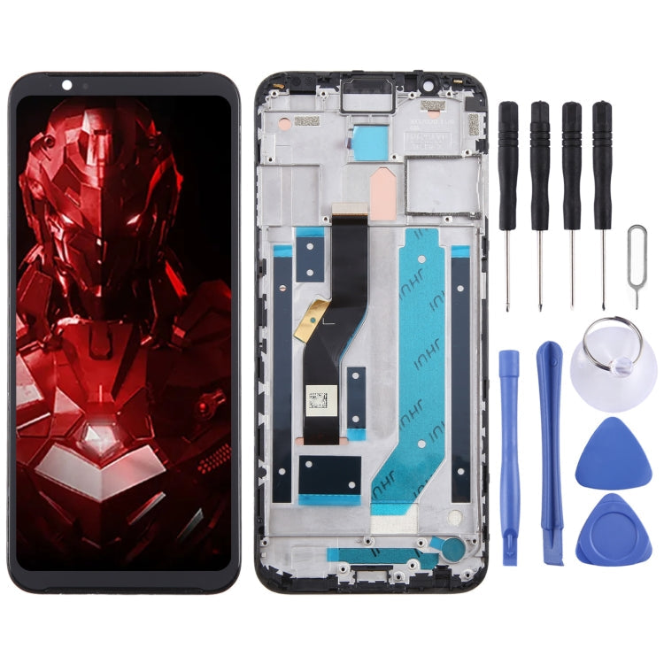 For ZTE Nubia Red Magic 3s LCD Screen Digitizer Full Assembly with Frame – Durable Build, Easy to Use, For ZTE Nubia RedMagic 3s For ZTE Nubia RedMagic 3s