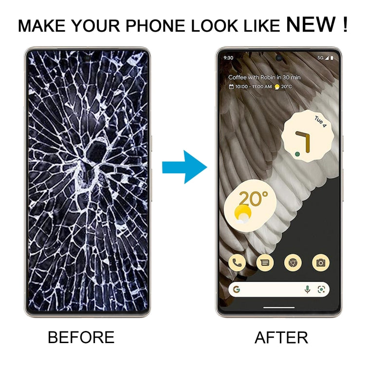 GP4BC GE2AE OLED LCD Screen Digitizer Full Assembly with Frame – Durable Build, Easy to Use, For Google Pixel 7 Pro