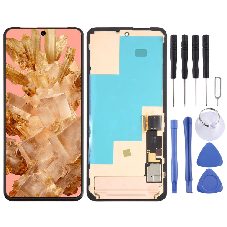 For Google Pixel 8 GKWS6 G9BQD Original LCD Screen With Digitizer Full Assembly with Frame, For Google Pixel 8 For Google Pixel 8