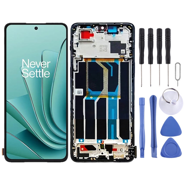 For OnePlus Ace 2V PHP110 Original LCD Screen Digitizer Full Assembly with Frame, For OnePlus Ace 2V For OnePlus Ace 2V