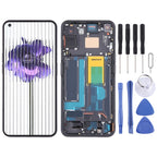 For Nothing Phone1 A063 LCD Screen Digitizer Full Assembly with Frame – Durable Build, Easy to Use, For Nothing Phone1 A063(Black) For Nothing Phone1 A063(Black) Black