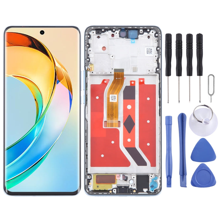 For Honor X9b Original LCD Screen Digitizer Full Assembly with Frame – Durable Build, Easy to Use, For Honor X9b (Original) For Honor X9b (Original) Blue
