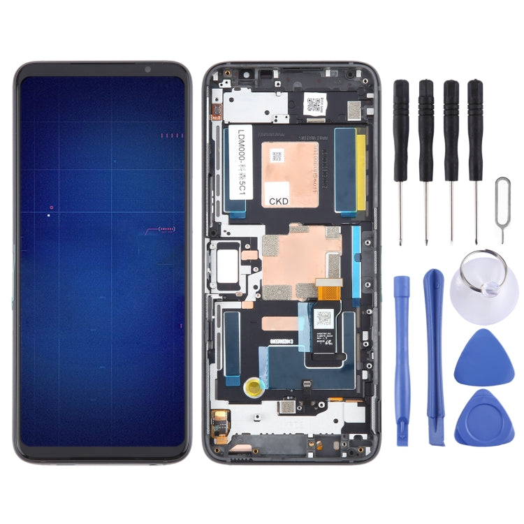 For Asus ROG Phone 6 Original LCD Screen Digitizer Full Assembly with Frame – Durable Build, Easy to Use, For Asus ROG Phone 6(Original) For Asus ROG Phone 6(Original)