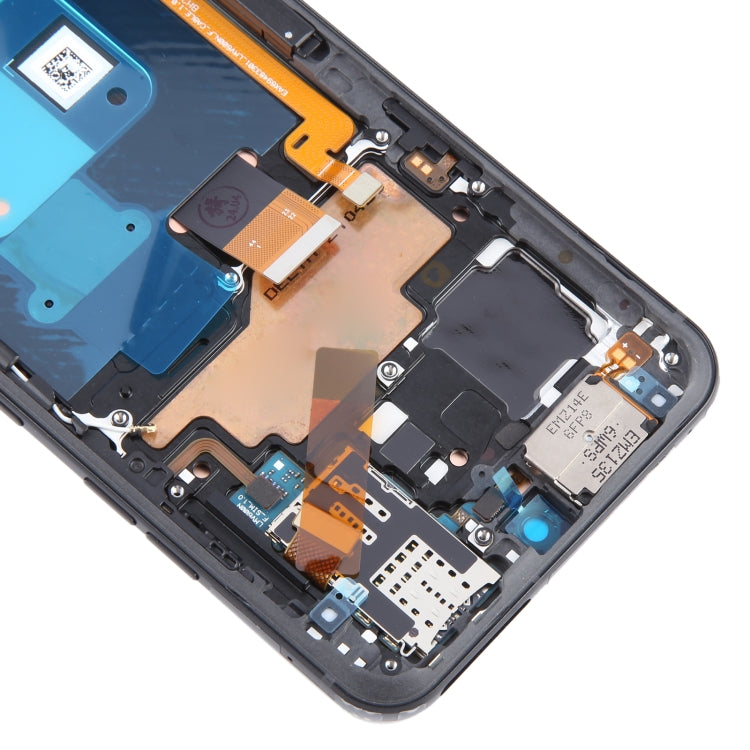 For LG V60 ThinQ US Version Original LCD Screen Digitizer Full Assembly with Frame – Durable Build, Easy to Use, For LG V60 ThinQ US Version(Original)