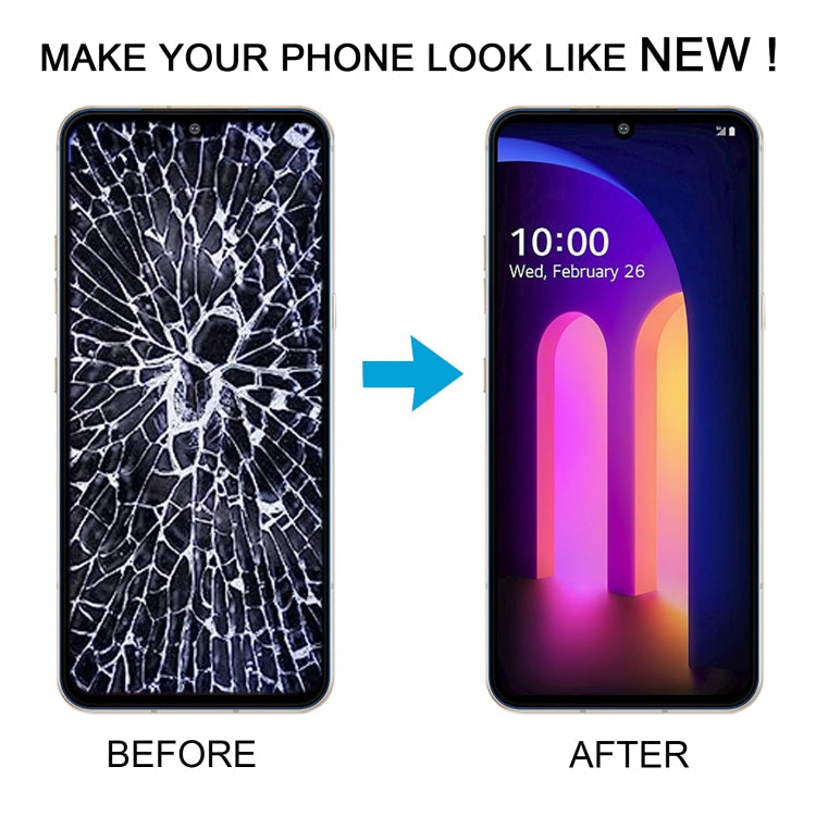 For LG V60 ThinQ US Version Original LCD Screen Digitizer Full Assembly with Frame – Durable Build, Easy to Use, For LG V60 ThinQ US Version(Original)