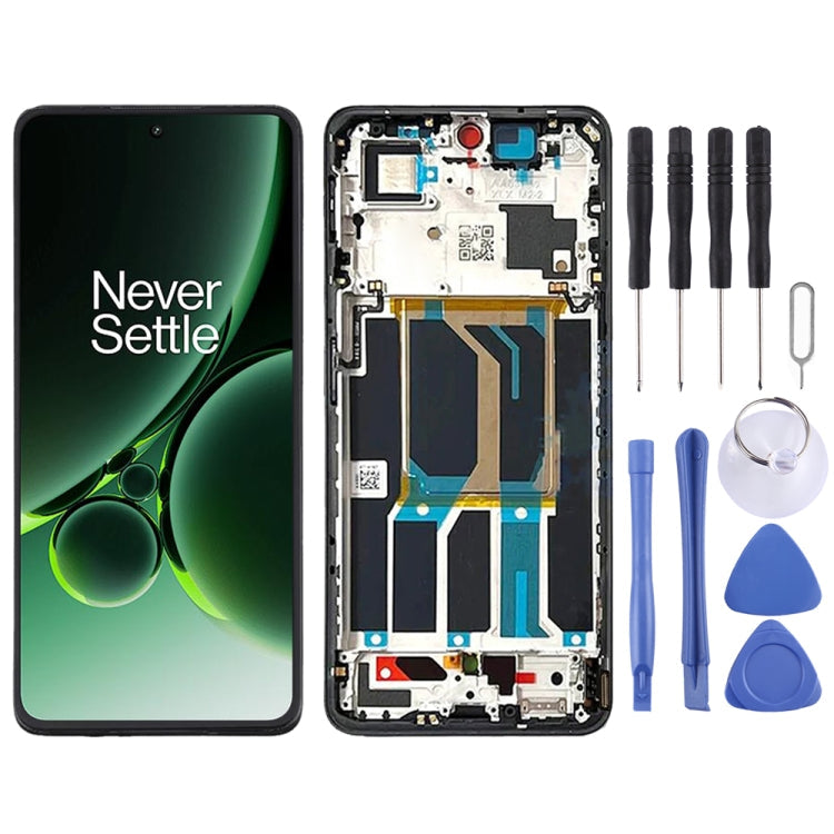 For OnePlus Nord 3 CPH2491 CPH2493 AMOLED Original LCD Screen Digitizer Full Assembly with Frame – Durable Build, Easy to Use