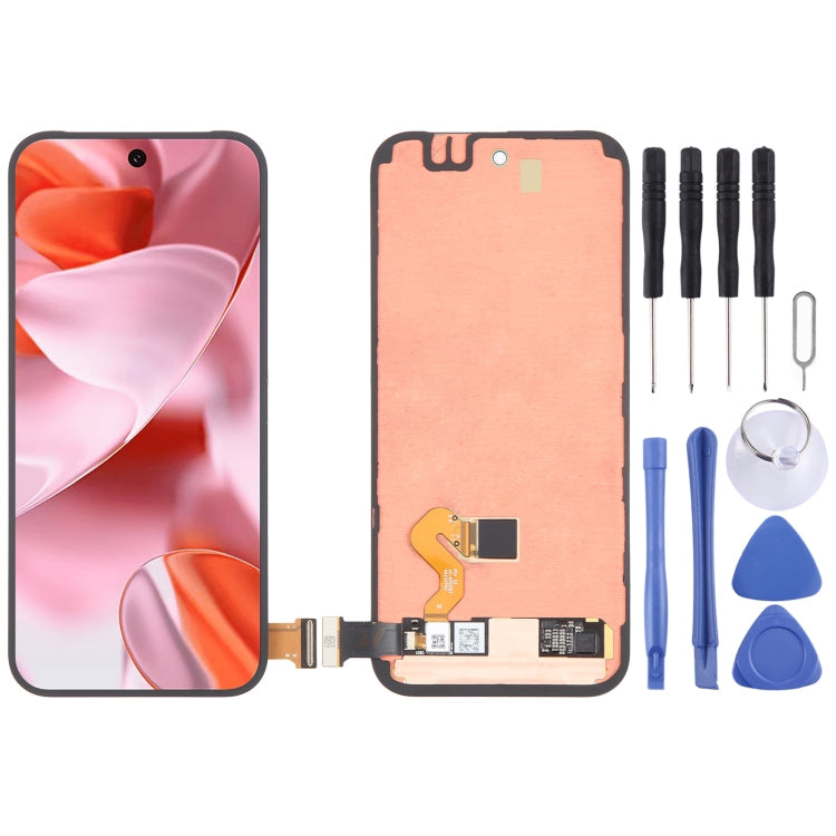 For Google Pixel 9 G2YBB GUR25 Original OLED Material LCD Screen Digitizer Full Assembly with Frame – Durable Build, Easy to Use, For Google Pixel 9(Original)