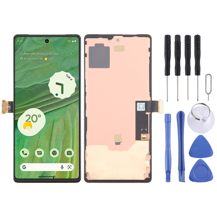 GVU6C GQML3 GO3Z5 OLED LCD Screen Digitizer Full Assembly with Frame – Durable Build, Easy to Use, For Google Pixel 7 For Google Pixel 7