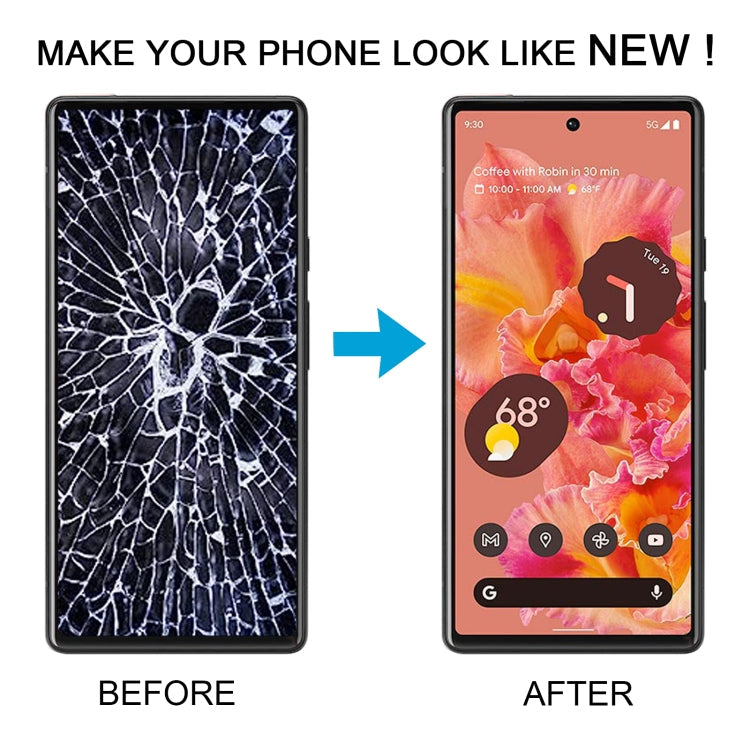 For Google Pixel 6 GB7N6 G9S9B16 G9S9B TFT LCD Screen Digitizer Full Assembly, Not Supporting Fingerprint Identification – Durable Build, Easy to Use, For Google Pixel 6(TFT)
