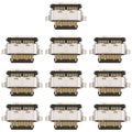 For Motorola Moto G60 / G60s 10pcs Charging Port Connector, For Motorola Moto G60 / G60s For Motorola Moto G60 G60s