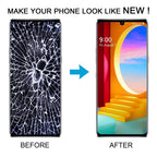 For LG Velvet 5G US Version Original LCD Screen Digitizer Full Assembly with Frame – Durable Build, Easy to Use, For LG Velvet 5G(US Version)