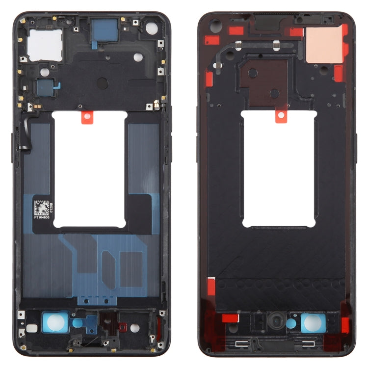Front Housing LCD Frame Bezel Plate – Durable Build, Easy to Use, For OPPO Reno7 Pro 5G For OPPO Reno7 Pro 5G Black