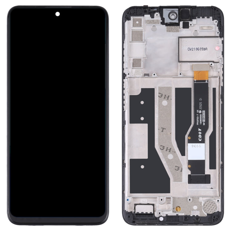 LCD Screen and Digitizer Full Assembly with Frame for TCL 20L / 20L+ / 20 Lite / 20S T774H T774B T775H T775B – Durable Build, Easy to Use, For TCL 20L / 20L+ / 20 Lite / 20S